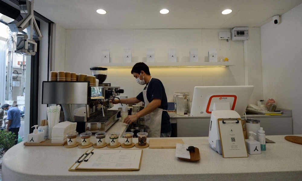 Tienda de café de especialidad en Tailandia